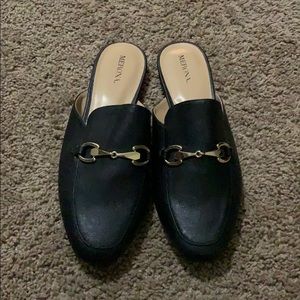Black moccasins BRAND NEW